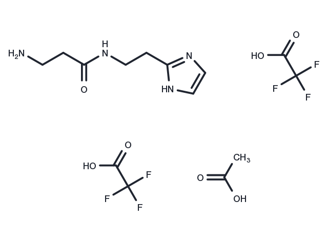 Carcinine ditrifluoroacetate Acetate Chemical Structure