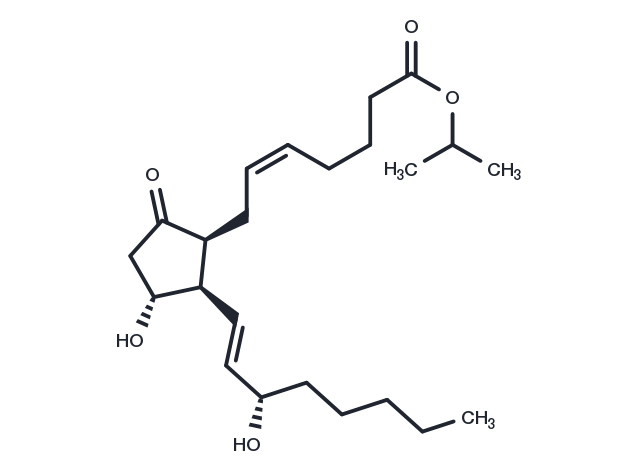 8-iso Prostaglandin E2 isopropyl ester Chemical Structure
