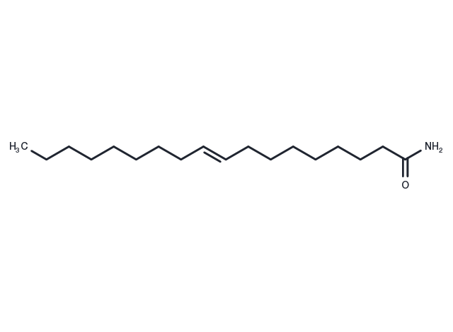 Elaidamide Chemical Structure