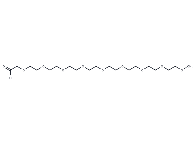 m-PEG8-CH2COOH Chemical Structure