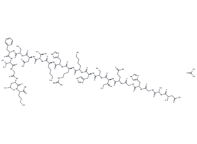 gamma-preprotachykinin amide (72-92) acetate Chemical Structure
