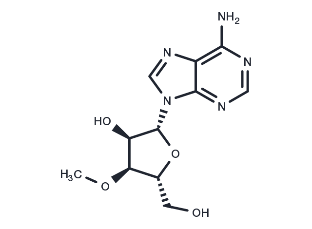 3’-O-Methyladenosine Chemical Structure