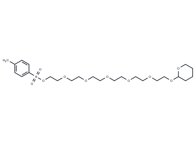 THP-PEG8-Tos Chemical Structure