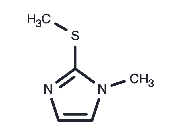 1-Methyl-2-(Methylthio)iMidazole Chemical Structure