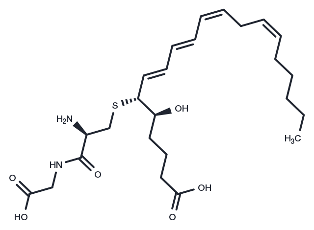 Leukotriene D4 Chemical Structure