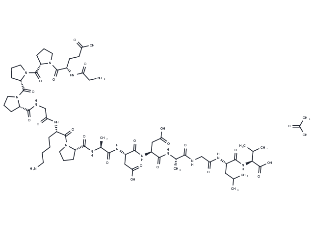 BPC 157 acetate(137525-51-0 free base) Chemical Structure