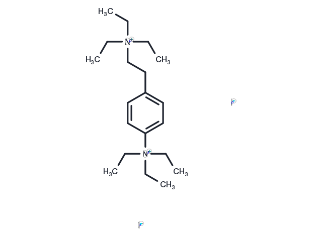 Ammonium, ((p-triethylammonio)phenethyl)triethyl-, diiodide Chemical Structure