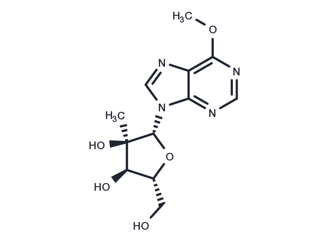 2′-C-Methyl-6-O-methylinosine Chemical Structure