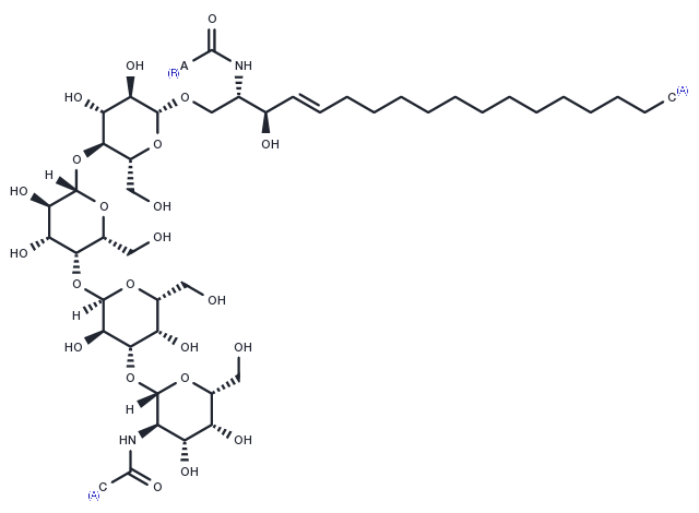 Globotetraosylceramides (porcine RBC) Chemical Structure