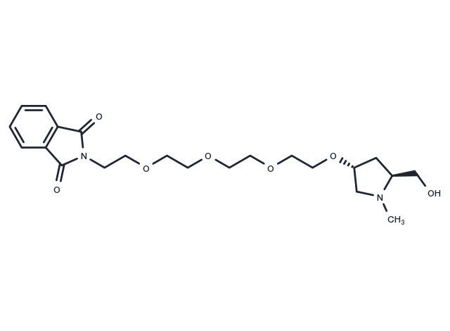 Phthalimide-PEG4-MPDM-OH Chemical Structure