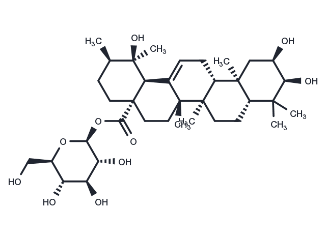 Kaji-ichigoside F1 Chemical Structure