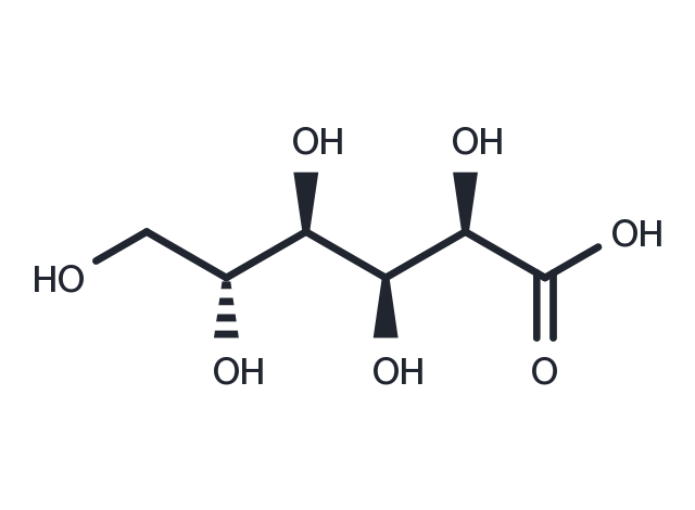 D-Gluconic acid Chemical Structure