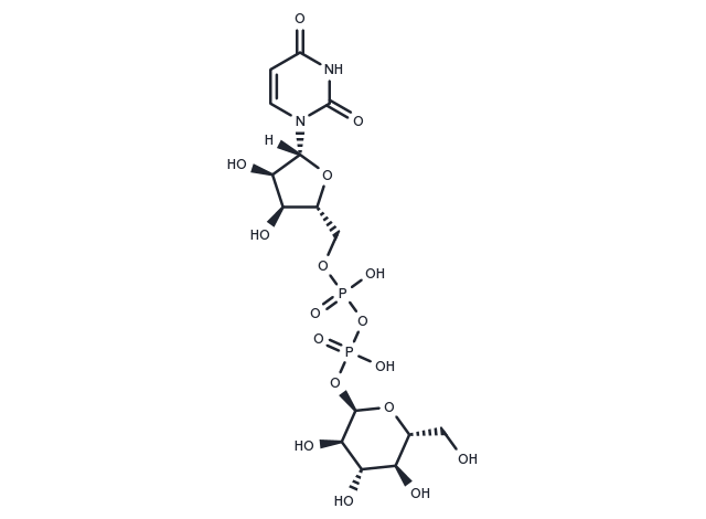 Uridine diphosphate glucose Chemical Structure