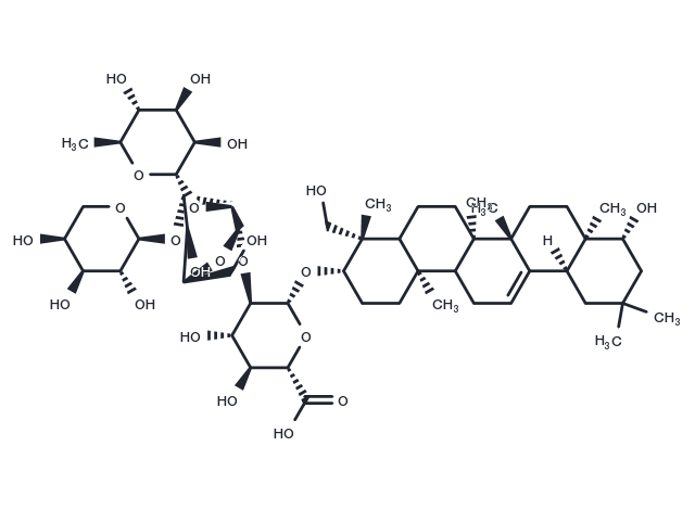 Melilotussaponin O1 Chemical Structure