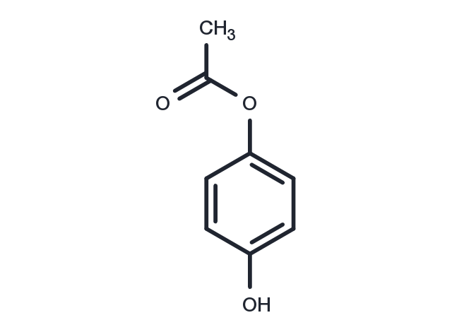 4-hydroxyphenyl acetate Chemical Structure