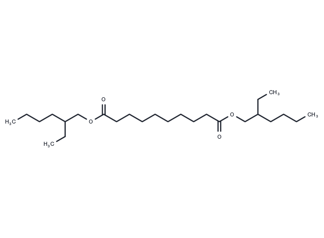 Bis(2-ethylhexyl) sebacate Chemical Structure