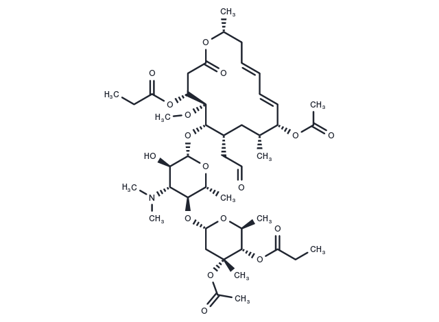 Midecamycin acetate Chemical Structure