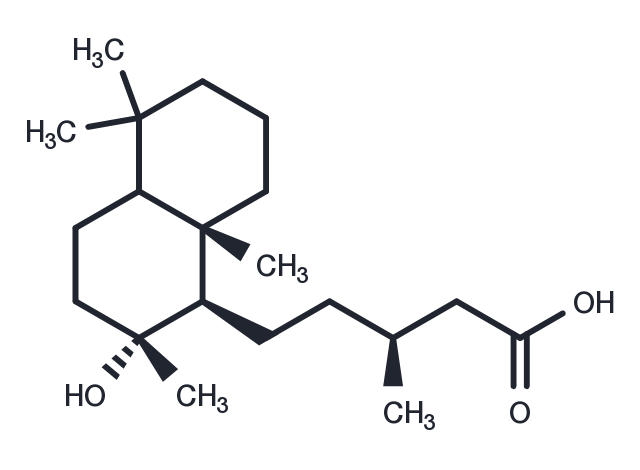 Labdanolic acid Chemical Structure