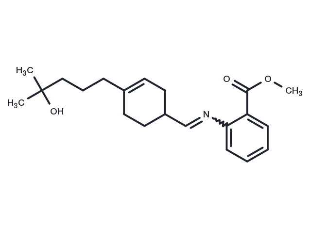 Lyral, methyl anthranilate Schiff's base Chemical Structure