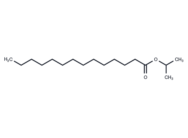 Isopropyl myristate Chemical Structure