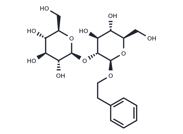 Phenethyl sophoroside Chemical Structure