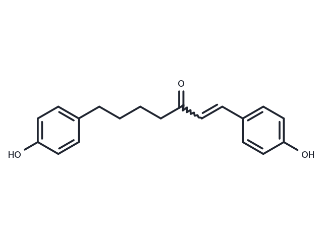 1,7-Bis(4-hydroxyphenyl)hept-1-en-3-one Chemical Structure