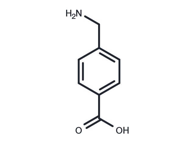 4-(Aminomethyl)benzoic acid Chemical Structure