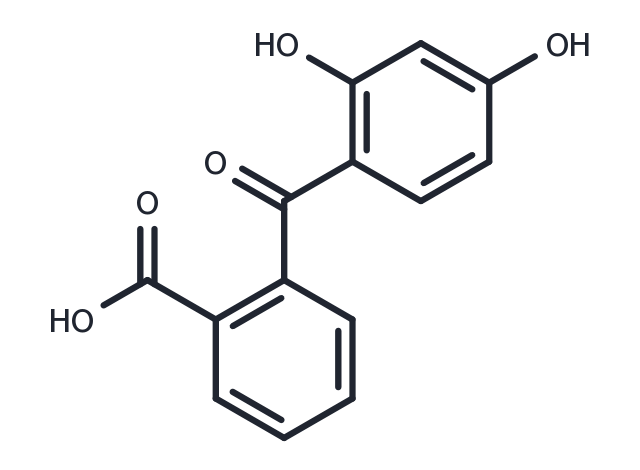 2-(2,4-Dihydroxybenzoyl)benzoic acid Chemical Structure
