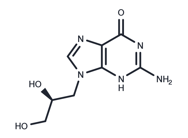 (S)-9-(2,3-Dihydroxypropyl)-guanine Chemical Structure