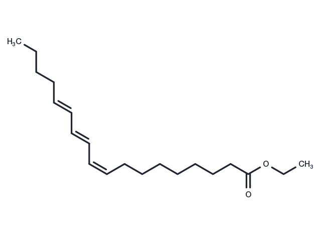 9(Z),11(E),13(E)-Octadecatrienoic Acid ethyl ester Chemical Structure