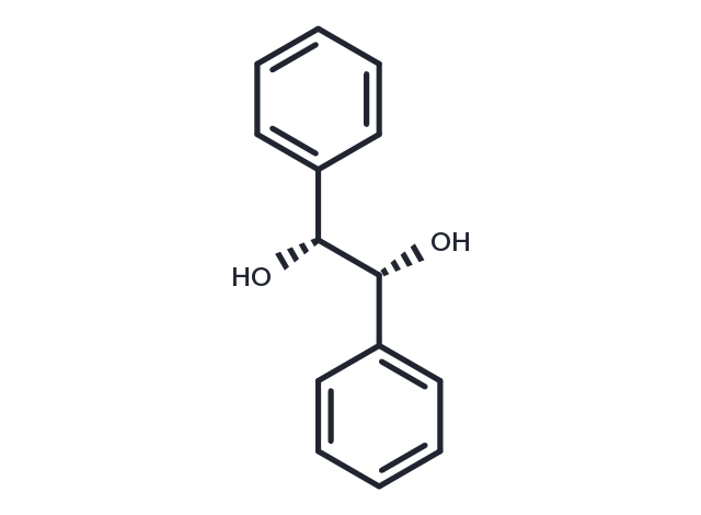 (R,R)-(+)-Hydrobenzoin Chemical Structure