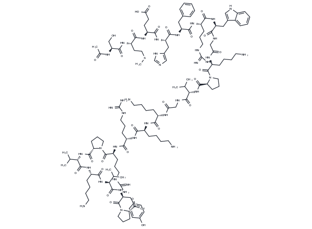 Acetyl-ACTH (3-24) (human, bovine, rat) Chemical Structure