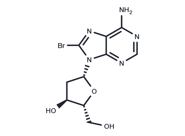8-Bromo-2’-deoxyadenosine Chemical Structure