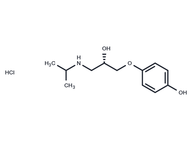 Prenalterol hydrochloride Chemical Structure