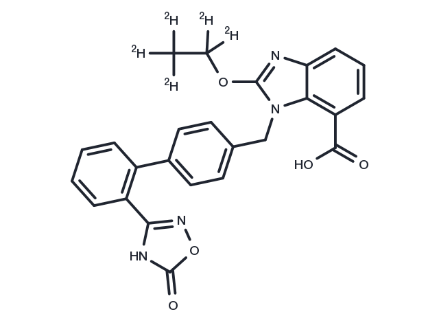 Azilsartan-d5 Chemical Structure