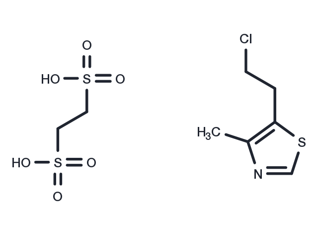 Chlormethiazole edisylate Chemical Structure