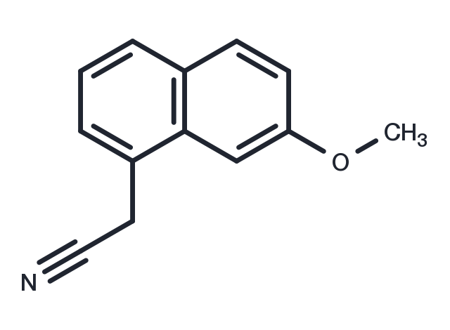 7-Methoxy-1-naphthylacetonitrile Chemical Structure