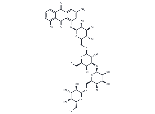 Chrysophanol tetraglucoside