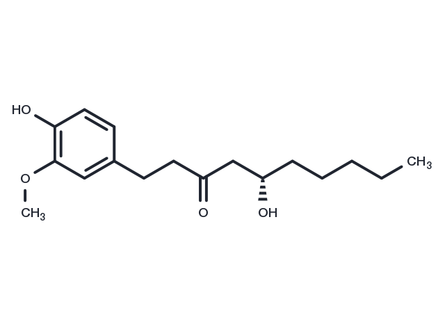 [6]-Gingerol Chemical Structure