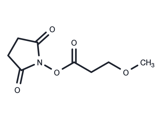 m-PEG1-NHS ester Chemical Structure