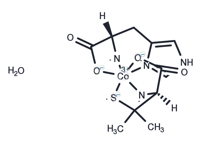 L-Histidinyl-D-penicillaminatocobalt(III) Chemical Structure