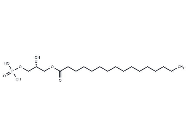 1-Palmitoyl-sn-glycerol 3-phosphate Chemical Structure