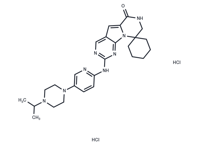 Lerociclib dihydrochloride Chemical Structure