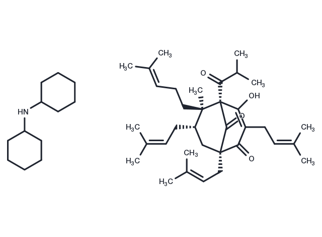 Hyperforin dicyclohexylammonium salt Chemical Structure