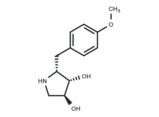 Deacetylanisomycin Chemical Structure