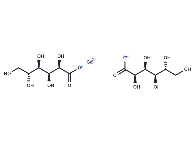 Gluconate Calcium Chemical Structure