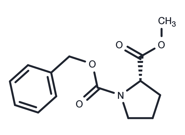 (S)-1-Benzyl 2-methyl pyrrolidine-1,2-dicarboxylate Chemical Structure