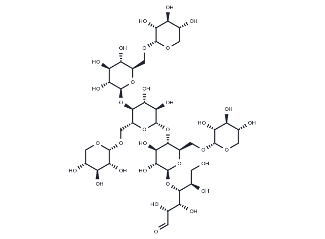 Heptasaccharide Glc4Xyl3 Chemical Structure