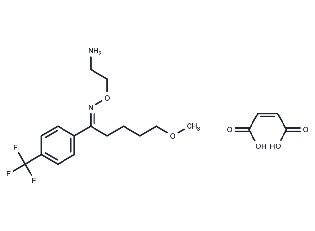 Fluvoxamine maleate Chemical Structure
