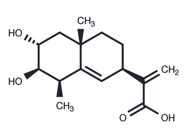 2,3-Dihydroxypterodontic acid Chemical Structure